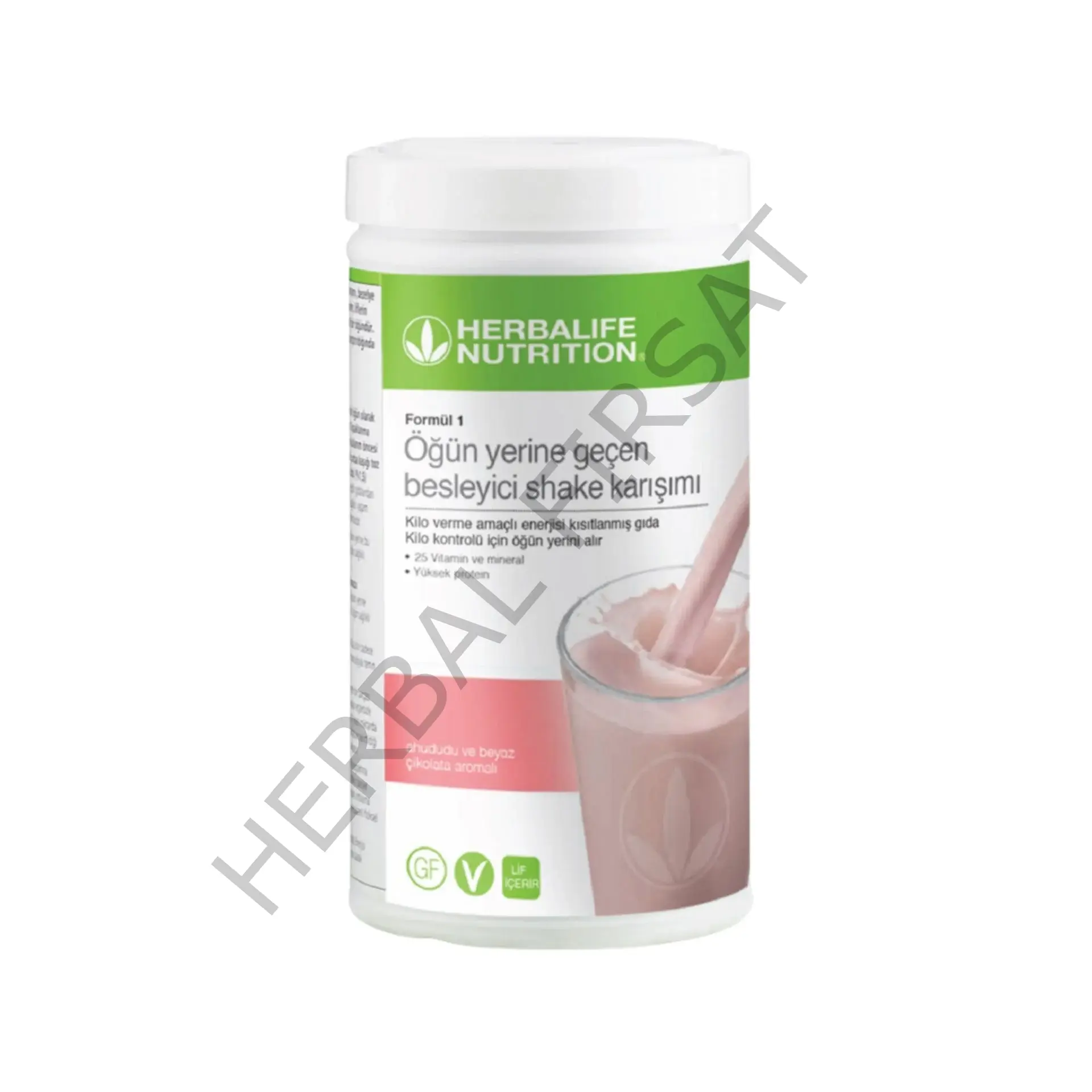 Formül 1 Herbalife Ahududu ve Beyaz Çikolatalı Shake 500gr