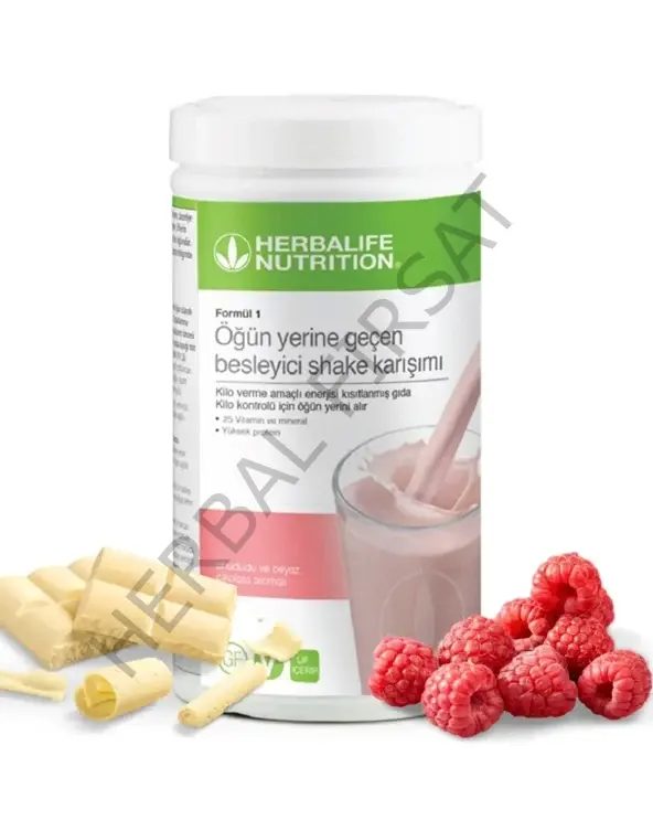 Formül 1 Herbalife Ahududu ve Beyaz Çikolatalı Shake 500gr