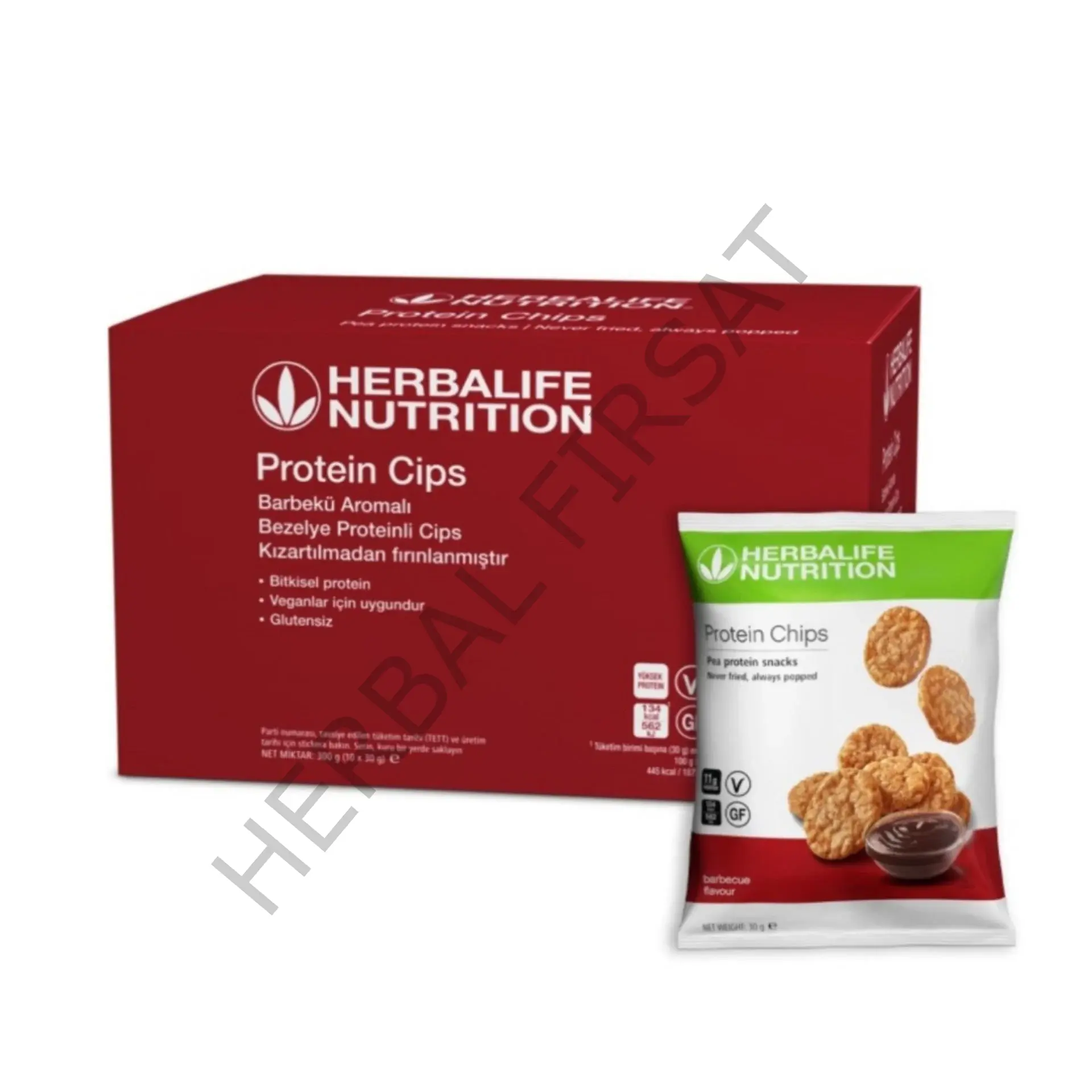 Barbekü Aromalı Proteinli Herbalife Cips 10x30g