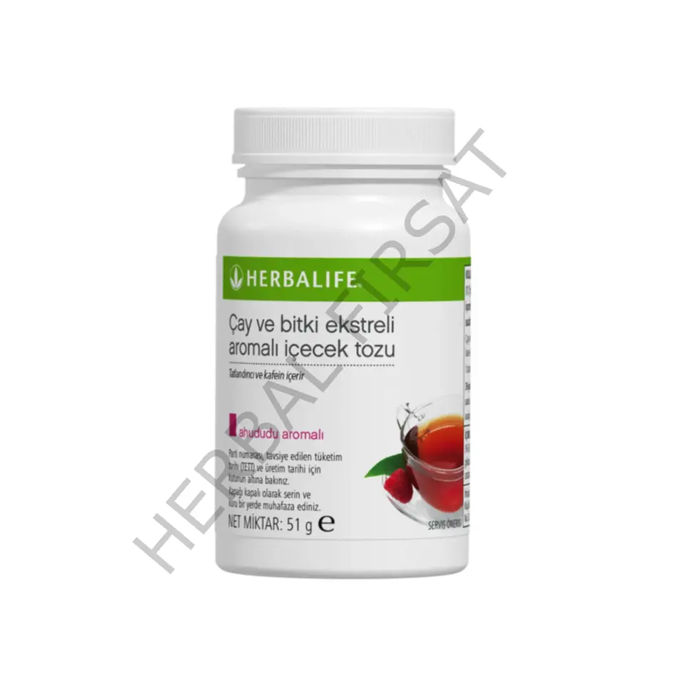 Bitkisel Konsantre Herbalife Çayı Ahududu Aromalı 51g