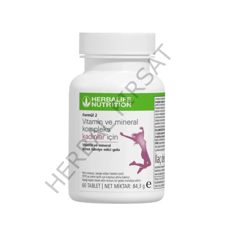 Formül 2 Herbalife Vitamin ve Mineral Kompleks Kadınlar İçin